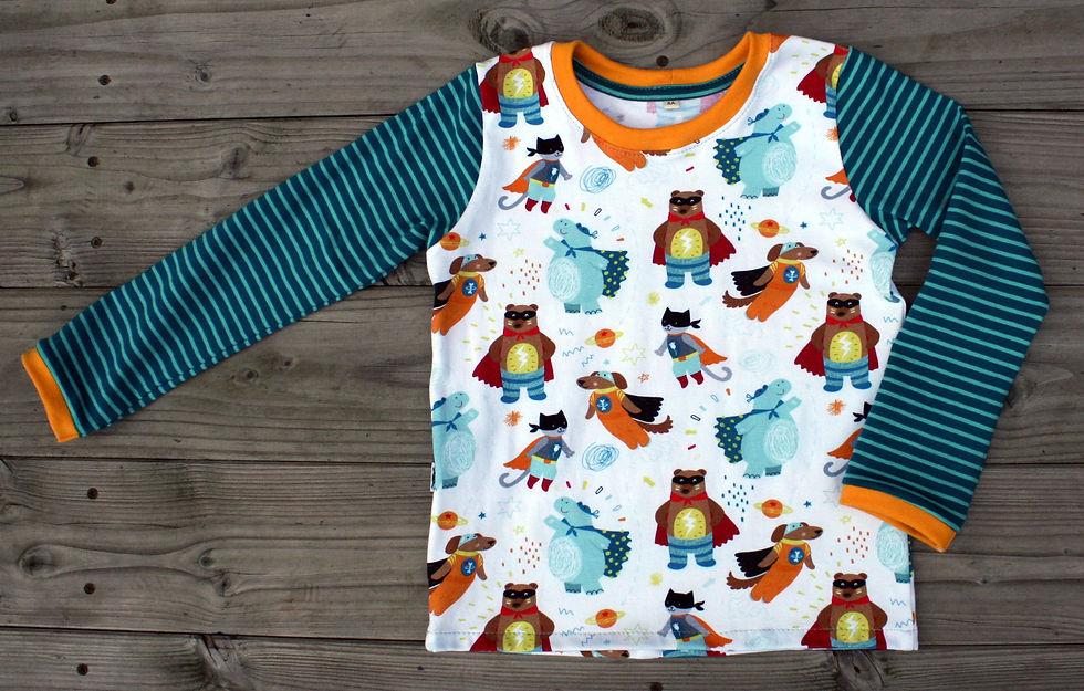 Tee-shirt ML super-héros - 5 ans
