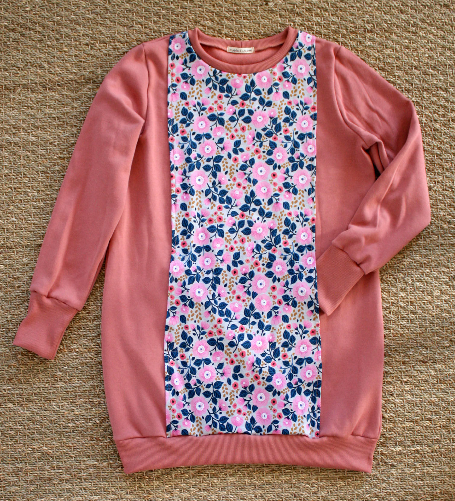 Robe sweat Vieux rose