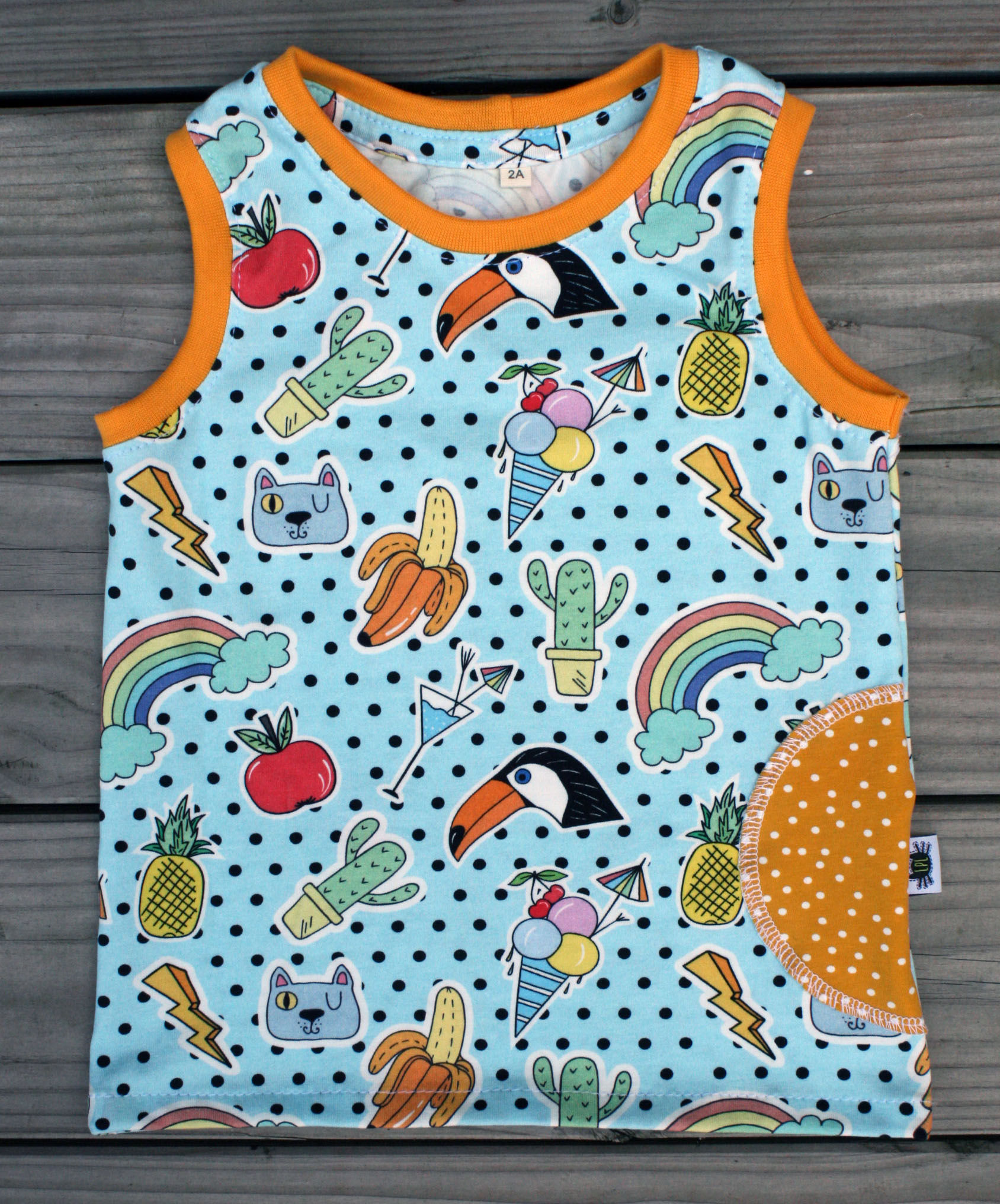 Débardeur toucans - 2 ans