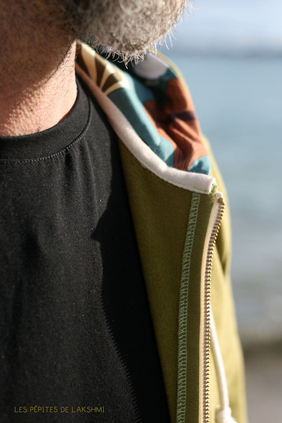 Miniature : Gilet zippé à capuche Noir