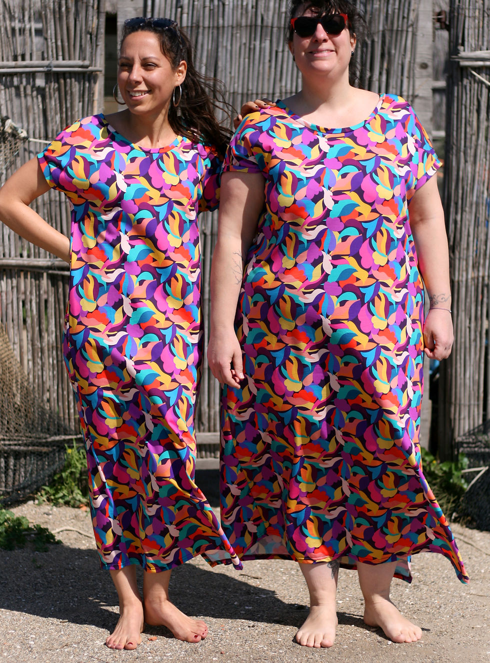 Miniatura: Robe longue Inaya Feuilles - 36/38