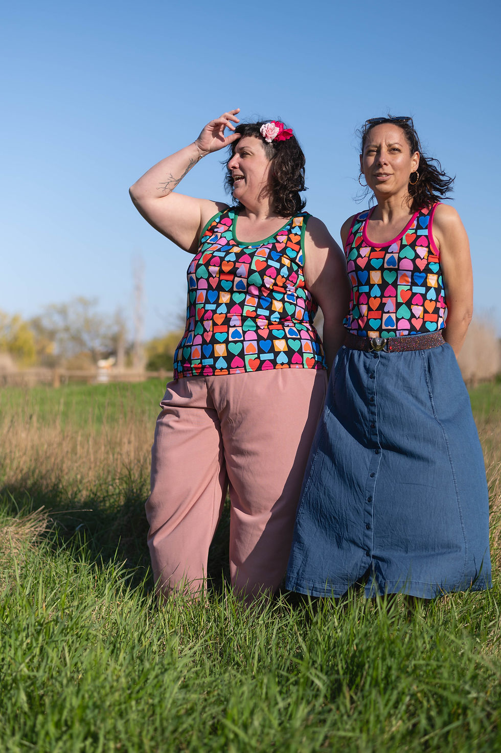 Miniature : Débardeur - Coeurs