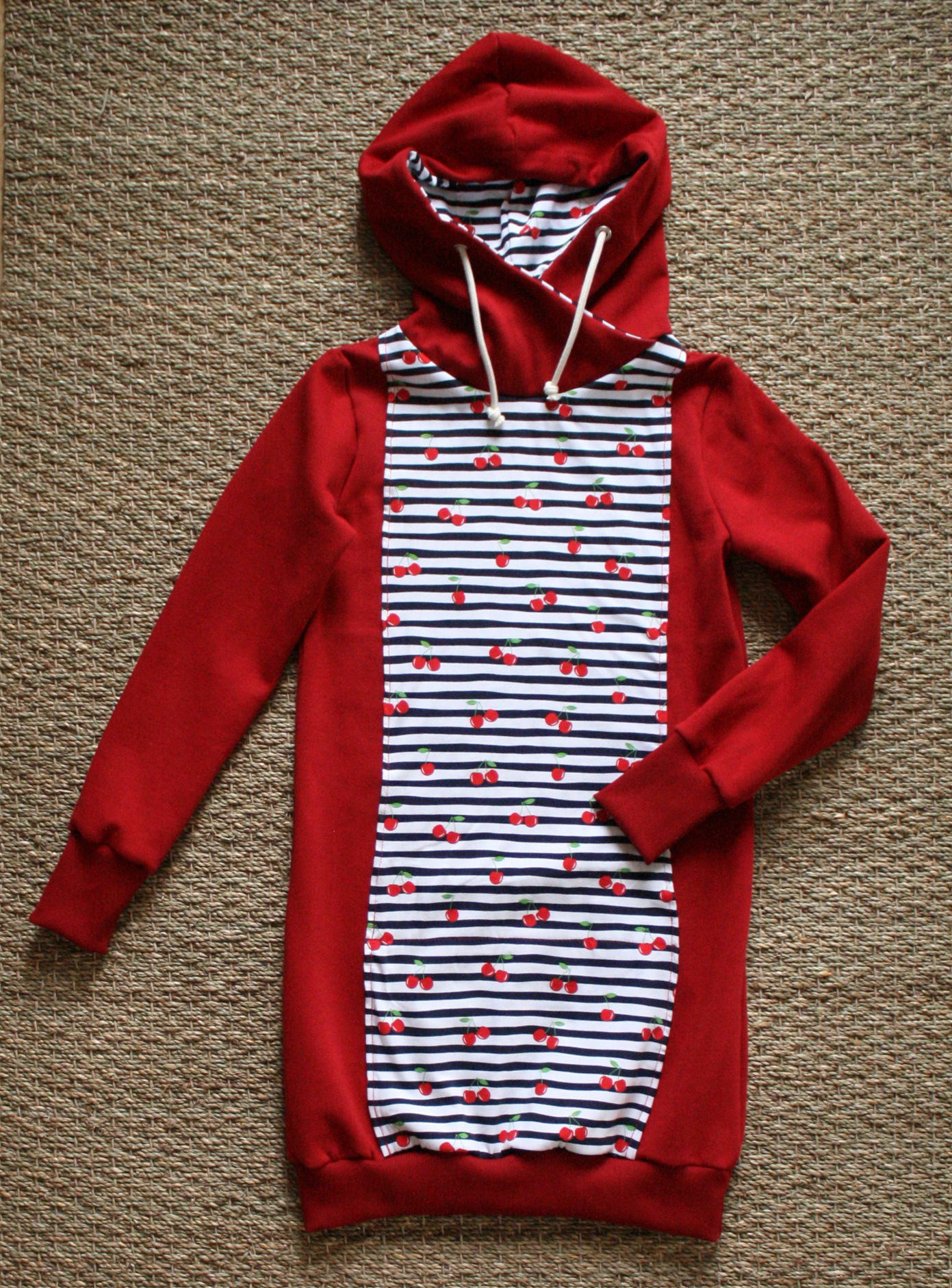 Robe sweat Rouge