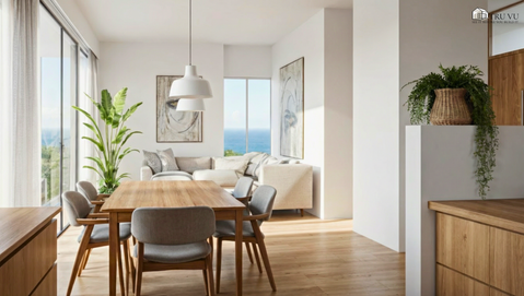 Coastal Contemporary Living Visualization