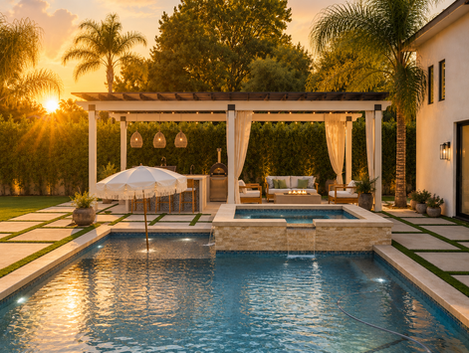 Oasis Backyard & Pool Design
