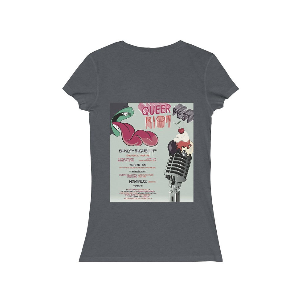 Thumbnail: QRF 2019 Women's Jersey Short Sleeve V-Neck Tee