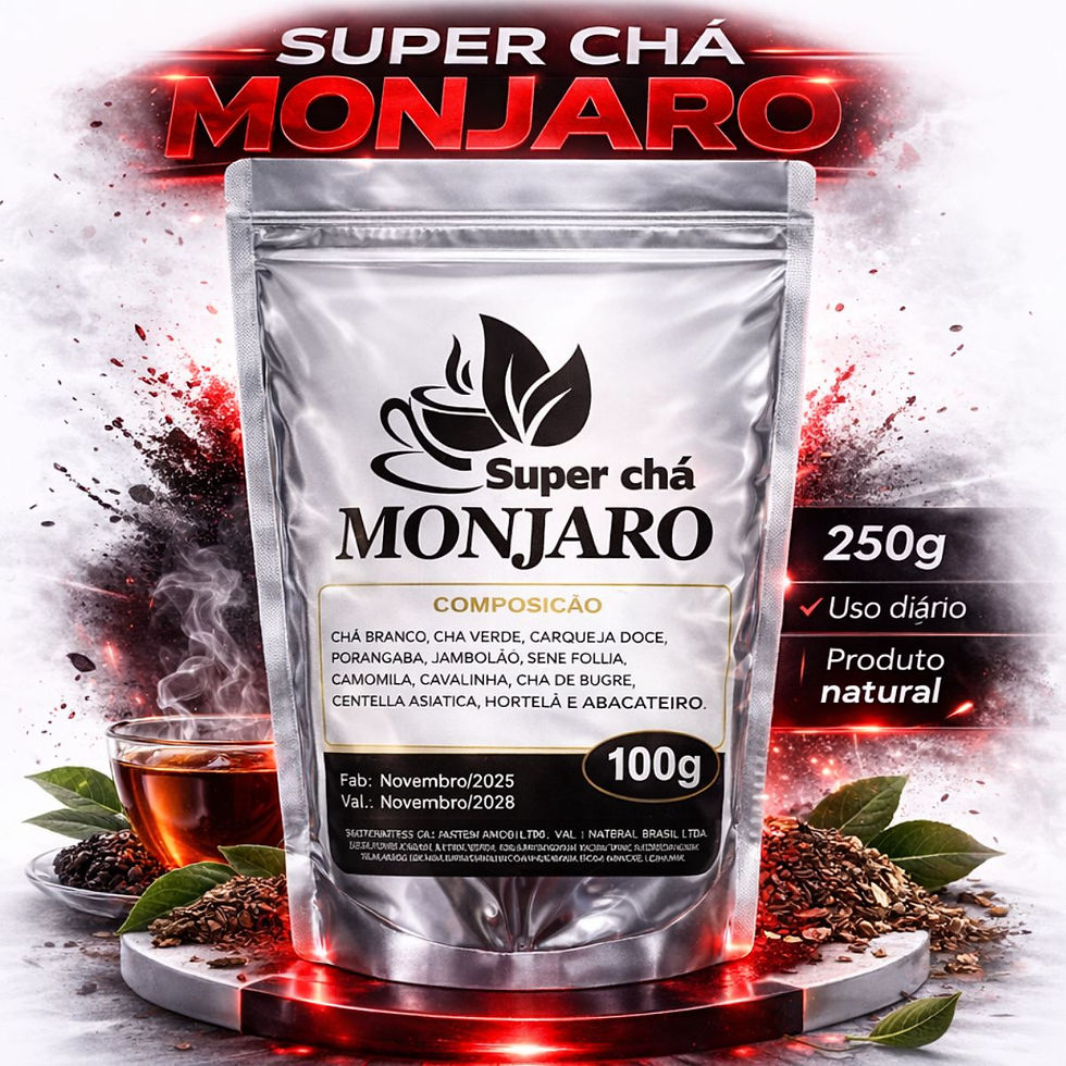 Miniatura: Super Chá Monjaro Kit com 5 Unidades (500g)