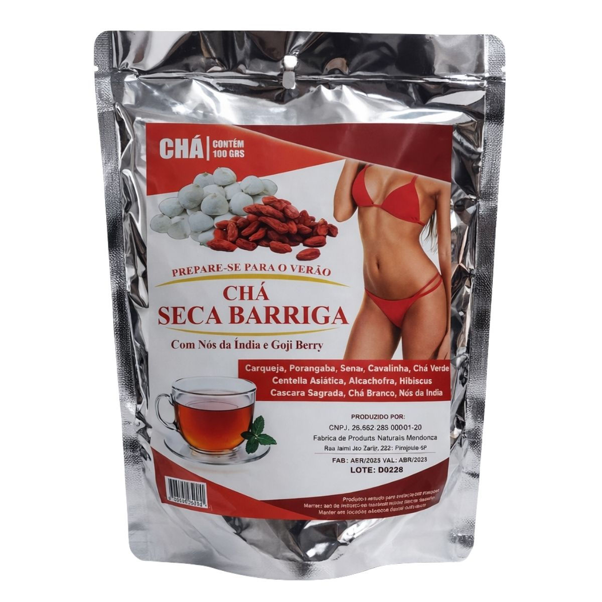 Chá Seca Barriga 100g – Blend Natural para Sua Rotina