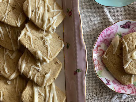 Lemon Cumin Shortbread Cookies