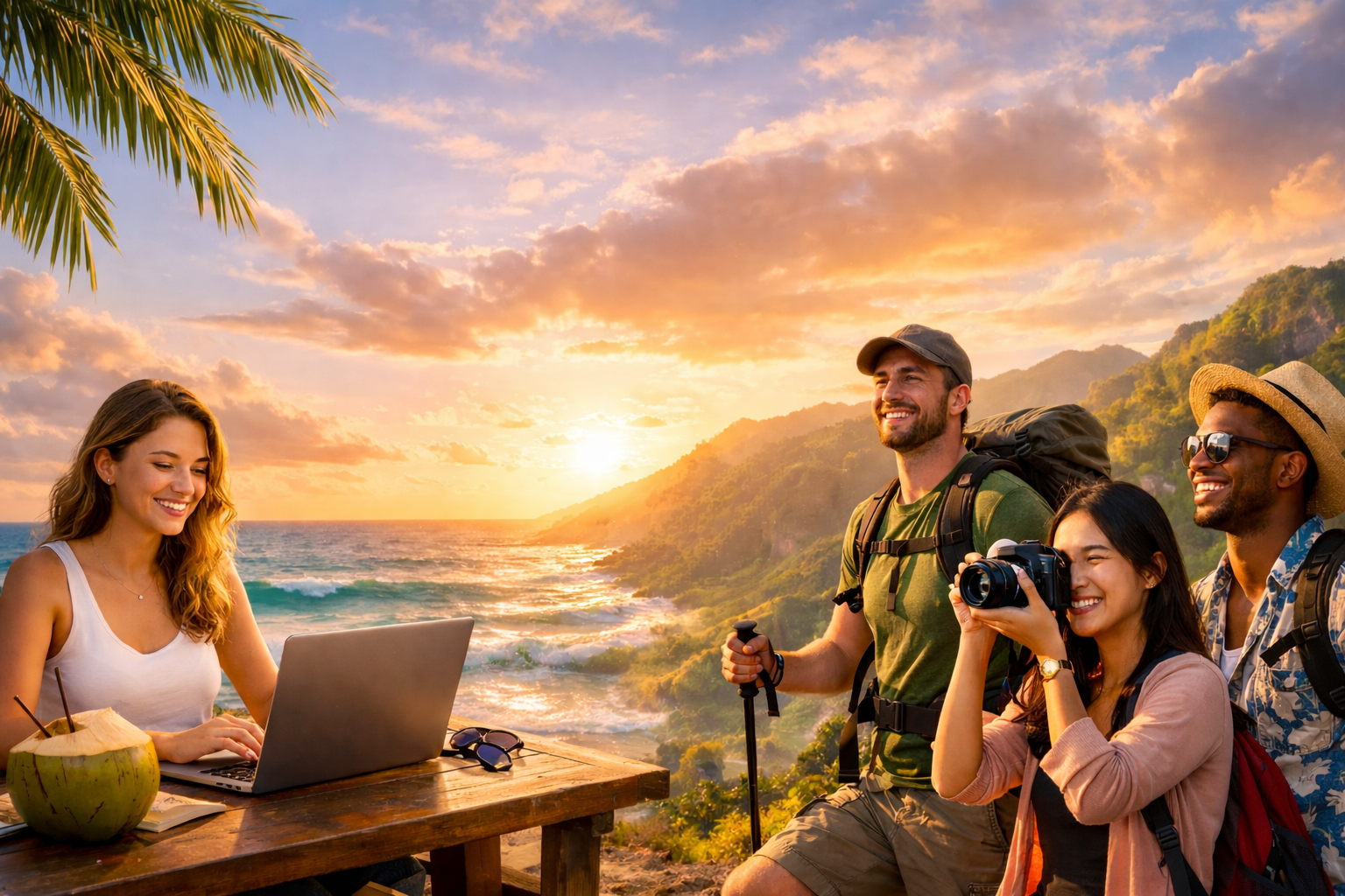 Genki digital nomad scene