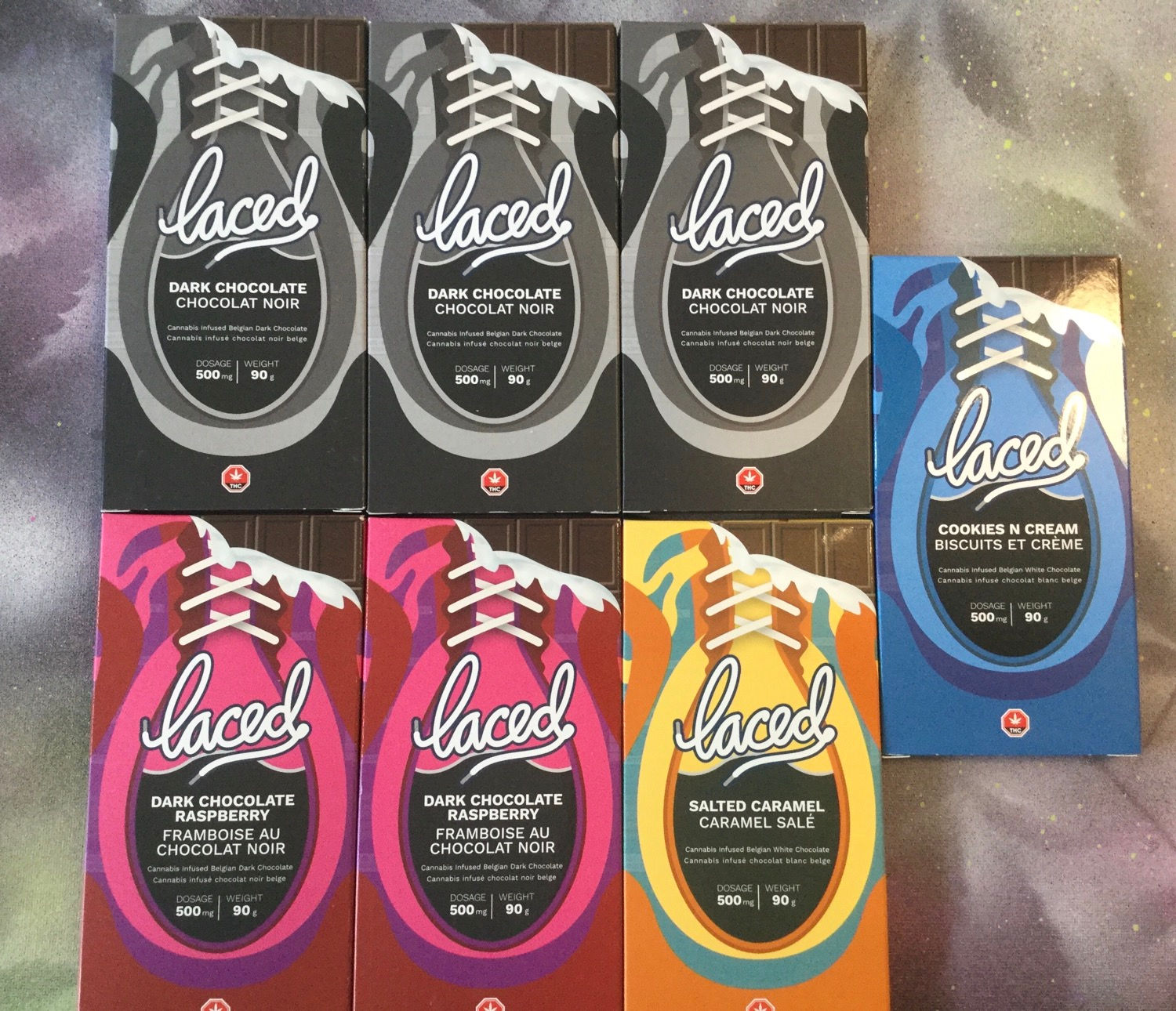 Laced Chocolate Bars 