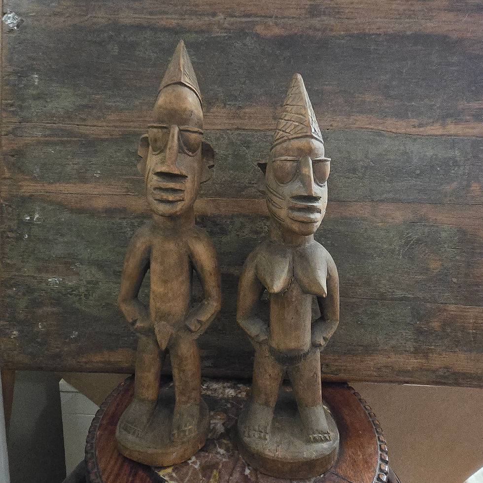 Ibeji Yoruba tweelingen set Nigeria