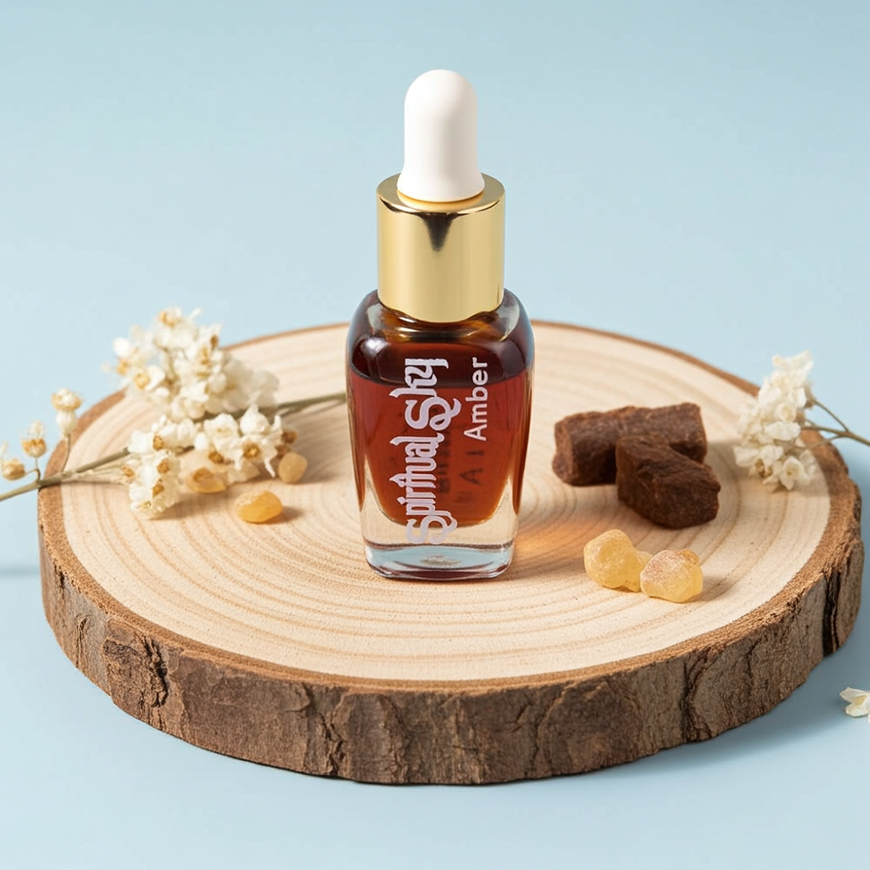Spiritual Sky - 7,5 ml - Natuurlijke Parfum olie Huid Geurverdamper Etherische olie - Amber