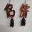 Thumbnail: Sleutelhanger set  Chinese karakter  情 (qíng),侶 (hanyu pinyin: lǚ)