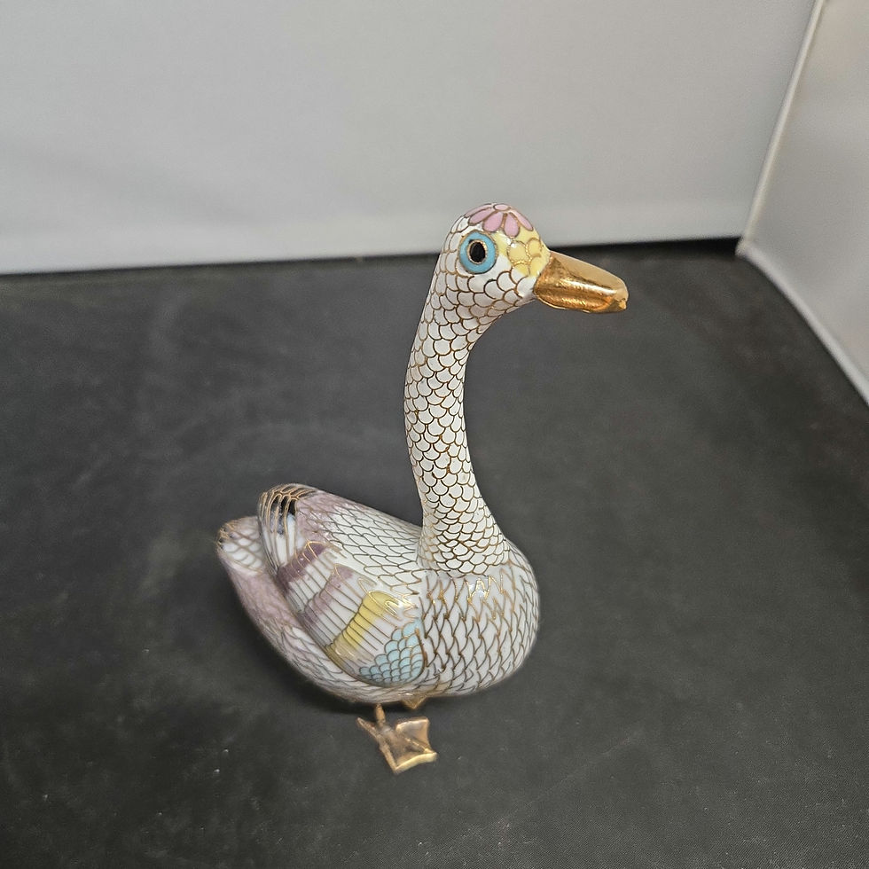 Cloisonné zwaangans 14 cm
