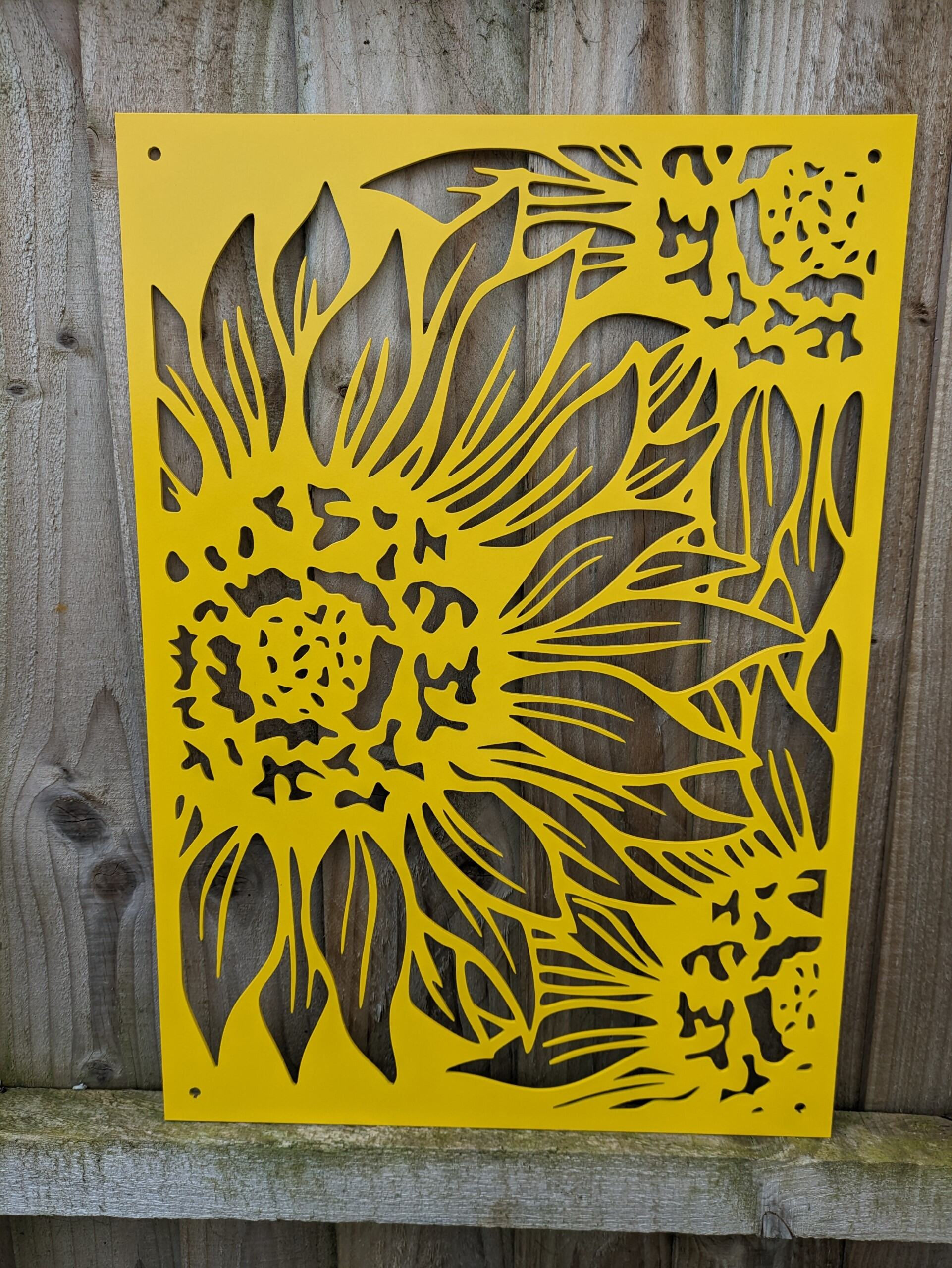 Large Sunflower panel