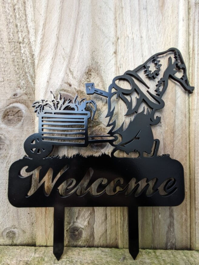 Thumbnail: Gonk Welcome Garden Stake