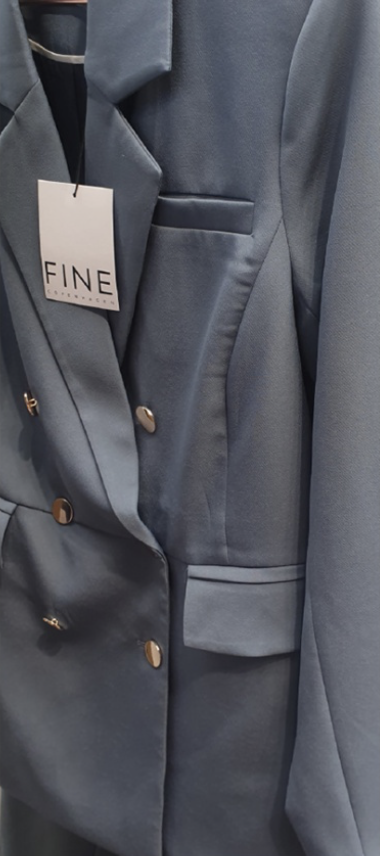 womens suiting blue