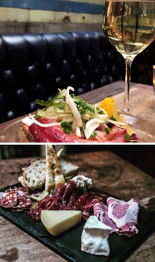 clapham London wine & charcuterie speak easy