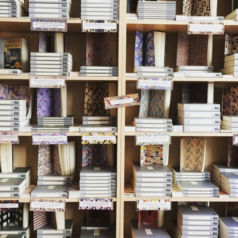 books on shelves