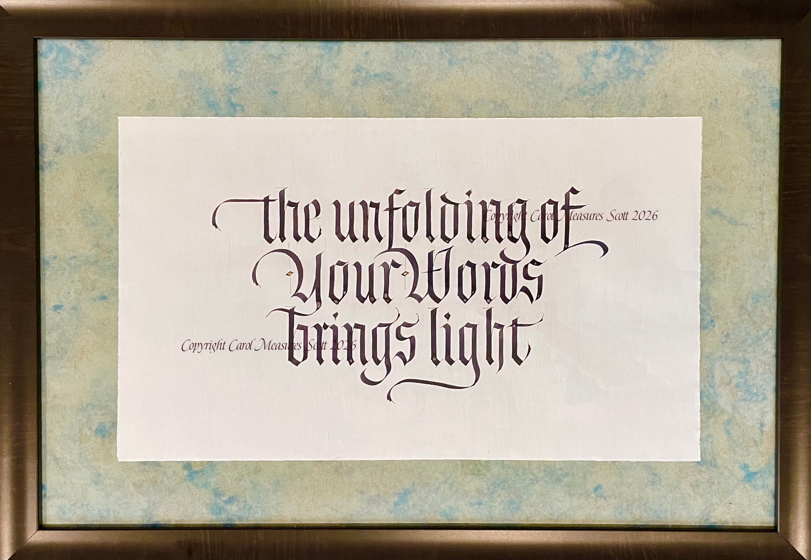 Unfolding of Words