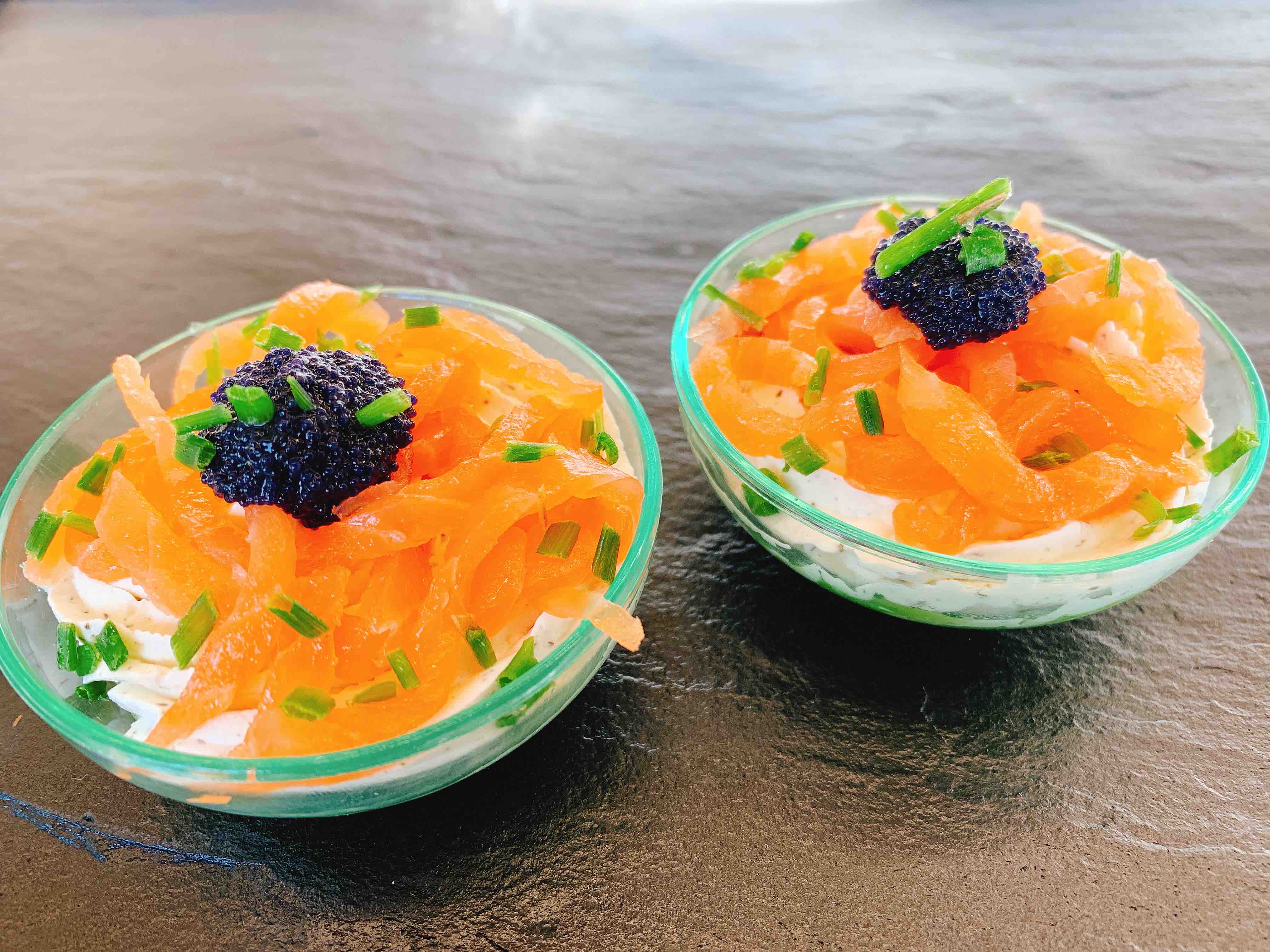 Verrine d'Avocat Saumon