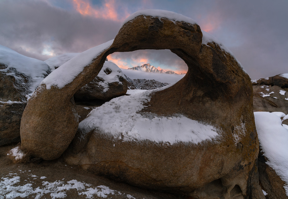 Sunrise at Mobius Arch, Alabama Hills