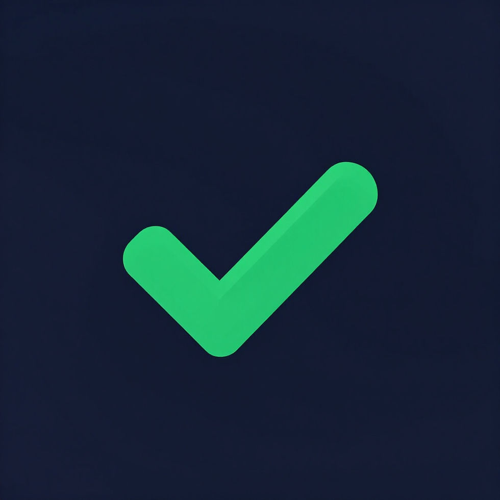 Green checkmark