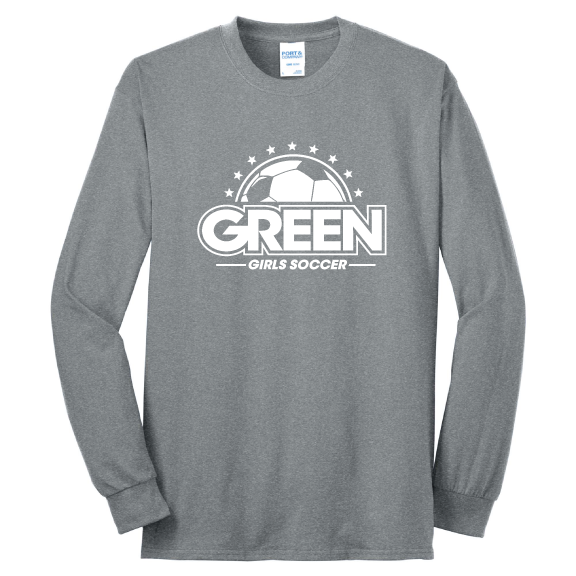 Thumbnail: Green Girls Soccer - #1 (Gray)