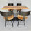 Thumbnail: metal wood restaurants table chair