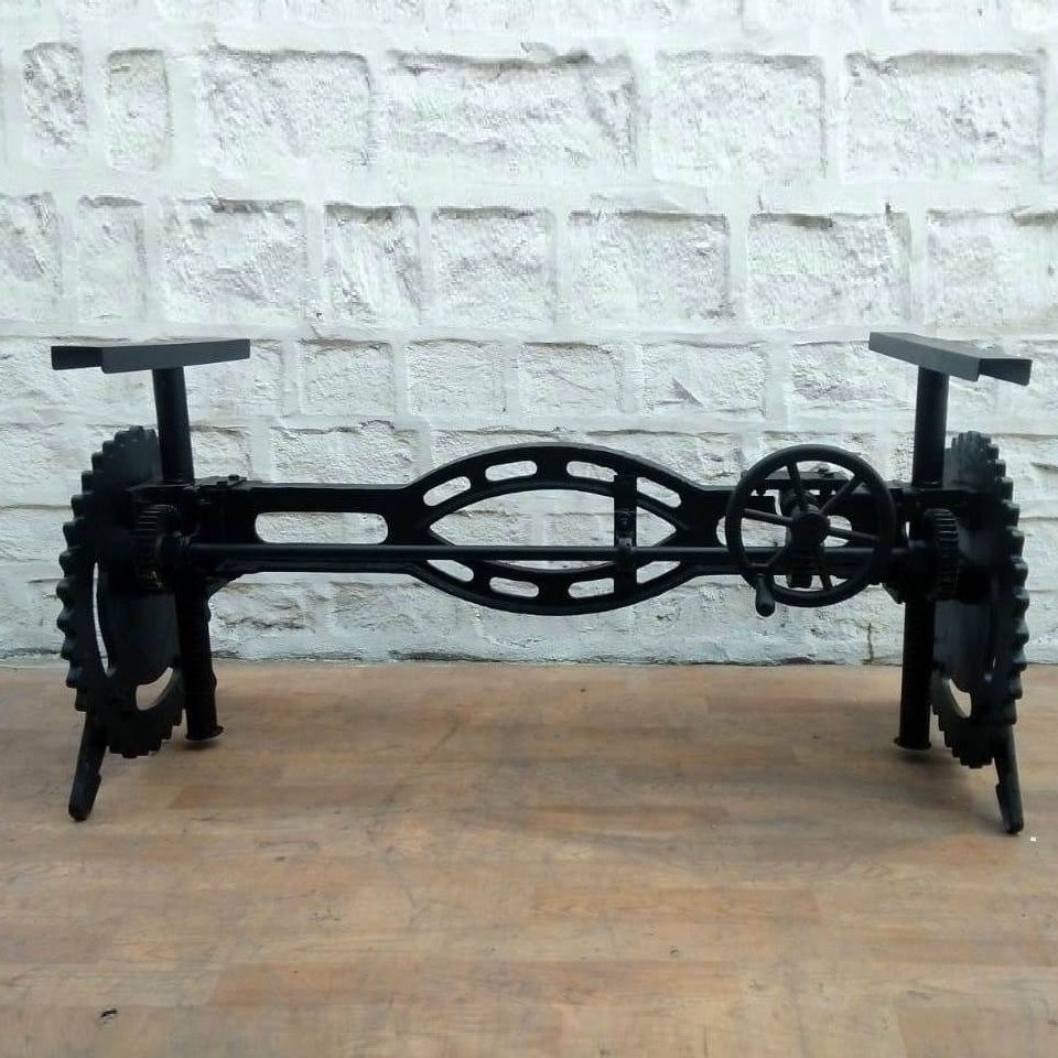 Thumbnail: Hand crank table base in Sudarshan design