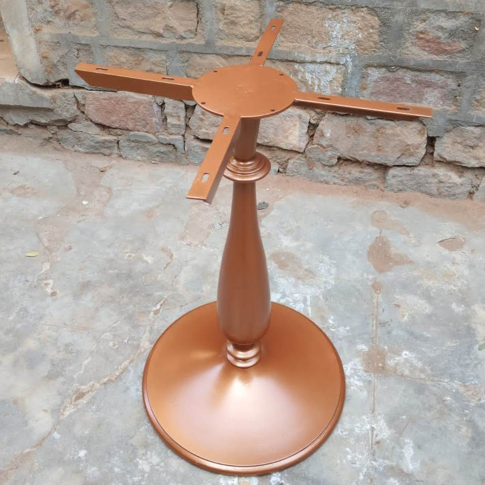 cast iron flower design restaurant table base