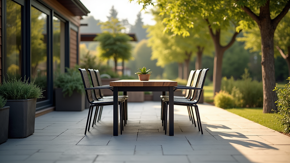 Outdoor Metal Wood Furniture for Stylish and Durable Spaces
