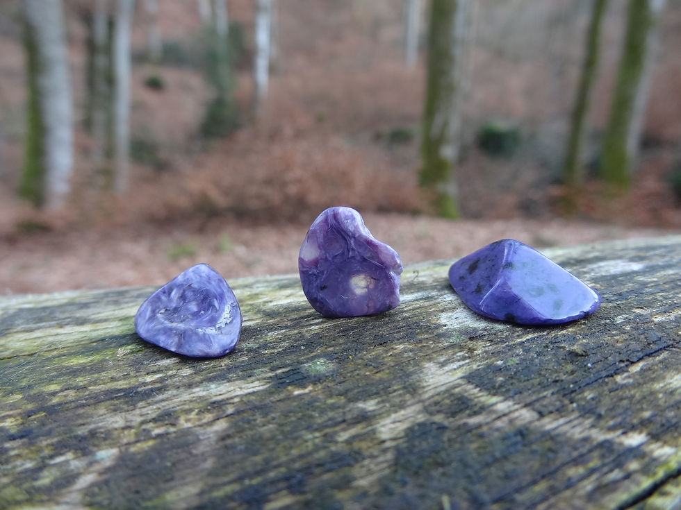 Charoite pierre roulée