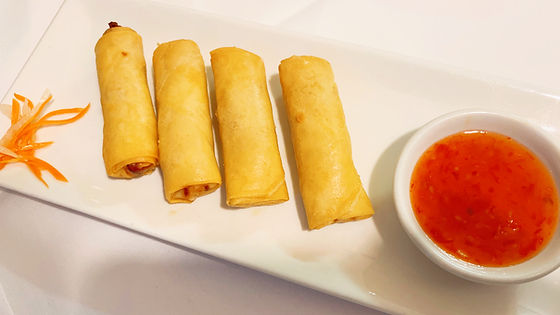 32. Crispy Chicken Spring Rolls
