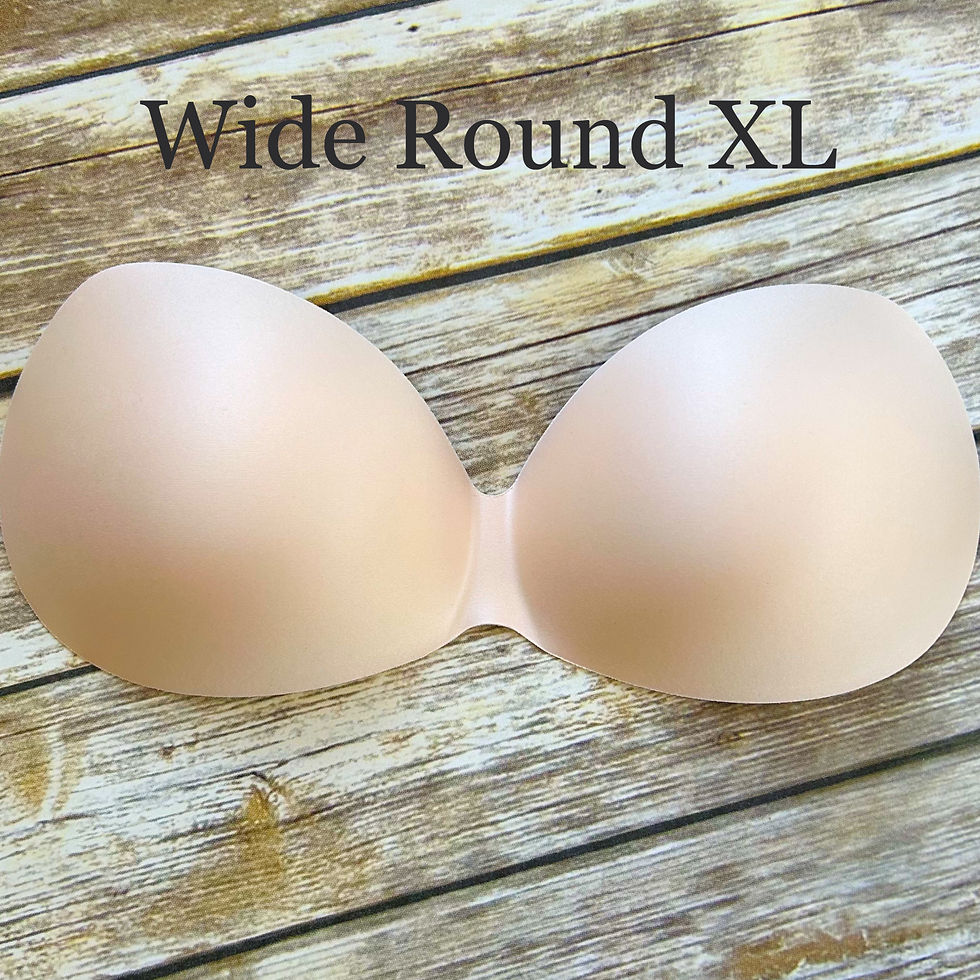 Thumbnail: the busted tank wide round shape XL bilateral mastectomy breast forms