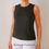 Thumbnail: the busted tank cotton crew pocketed mastectomy tank black