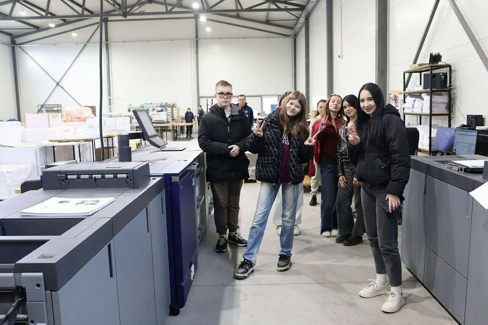 At the printing house