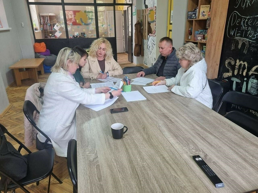 During a meeting of the working group on career guidance activities in Rudkivska community