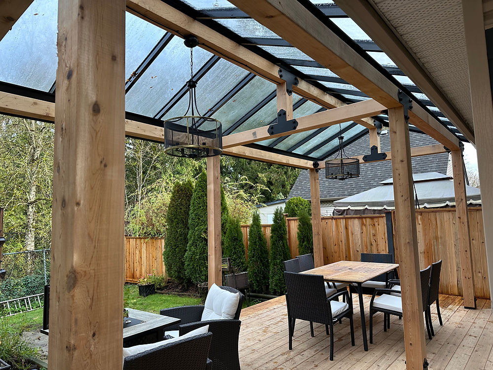 Covered deck