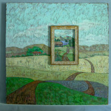 Acrylic on Board Collage