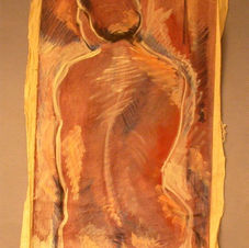 Oil on Canvas off stretcher