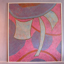 Acrylic on Board w foil