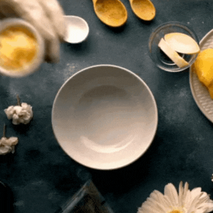 A skincare product being made by hand in a small batch