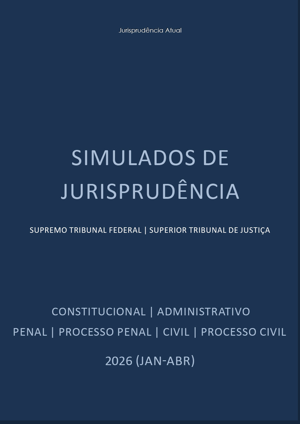 Simulado - Matérias Diversas (50 questões) - 2026 (jan/abr)