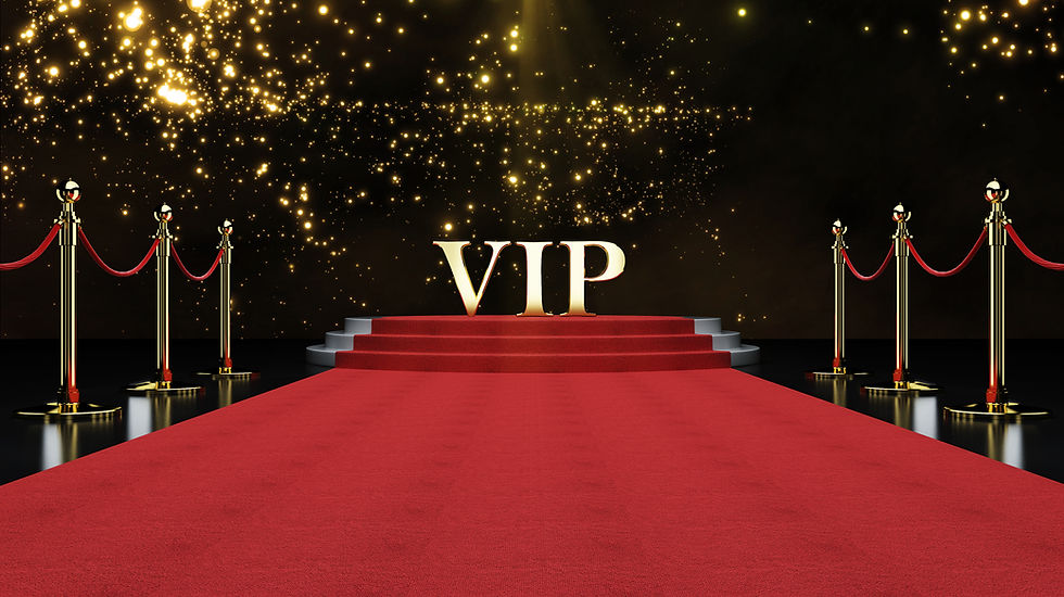 Red Event Carpet, Stair and Gold Rope Barrier Concept of Success and Triumph, 3d rendering