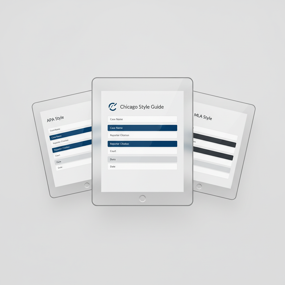 Legal Citation Templates