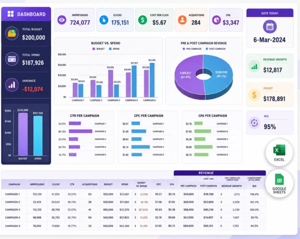 E-Commerce/Retail Executive Dashboard