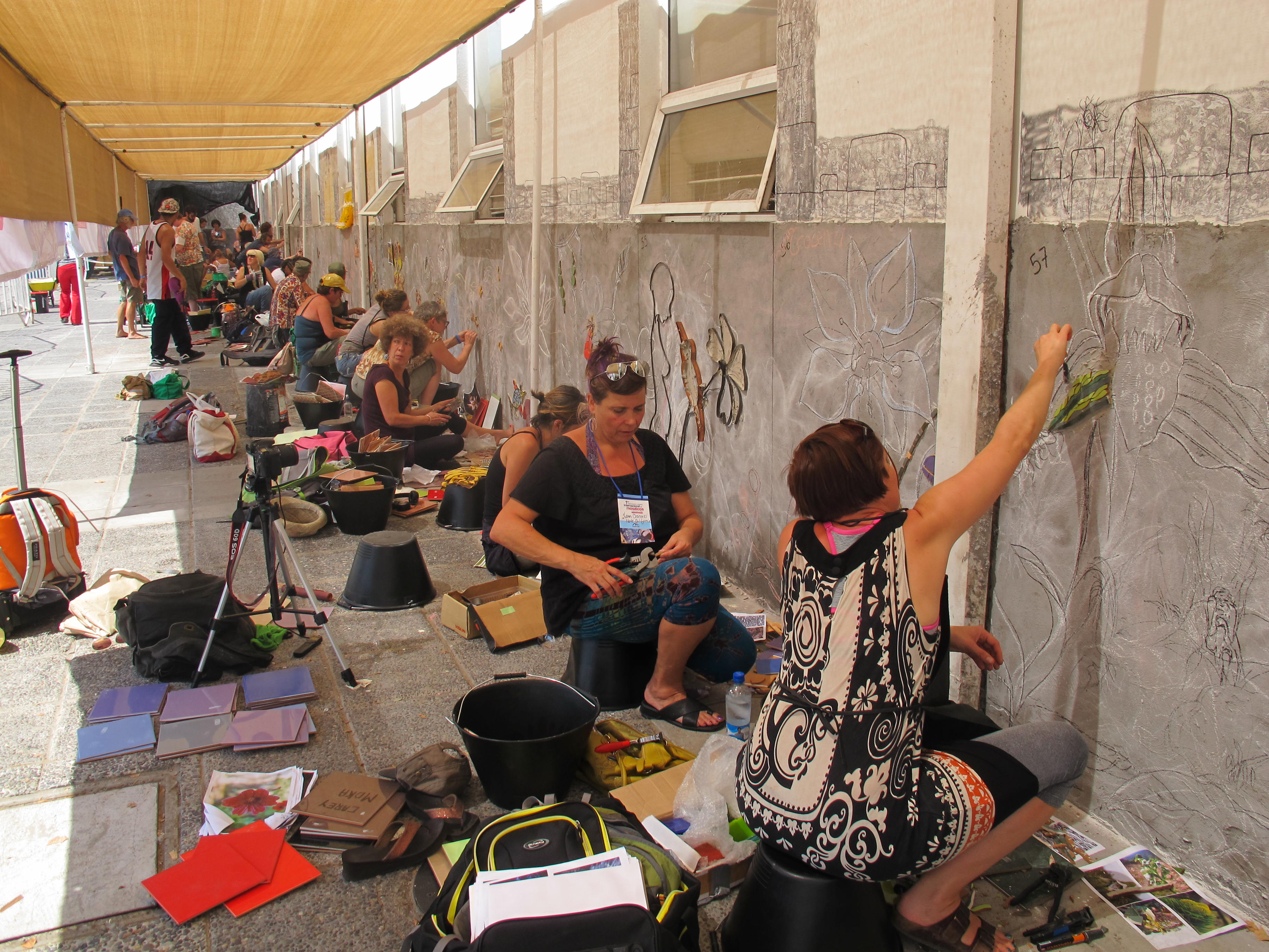 1st Urban Mosaic Intervention, Chile