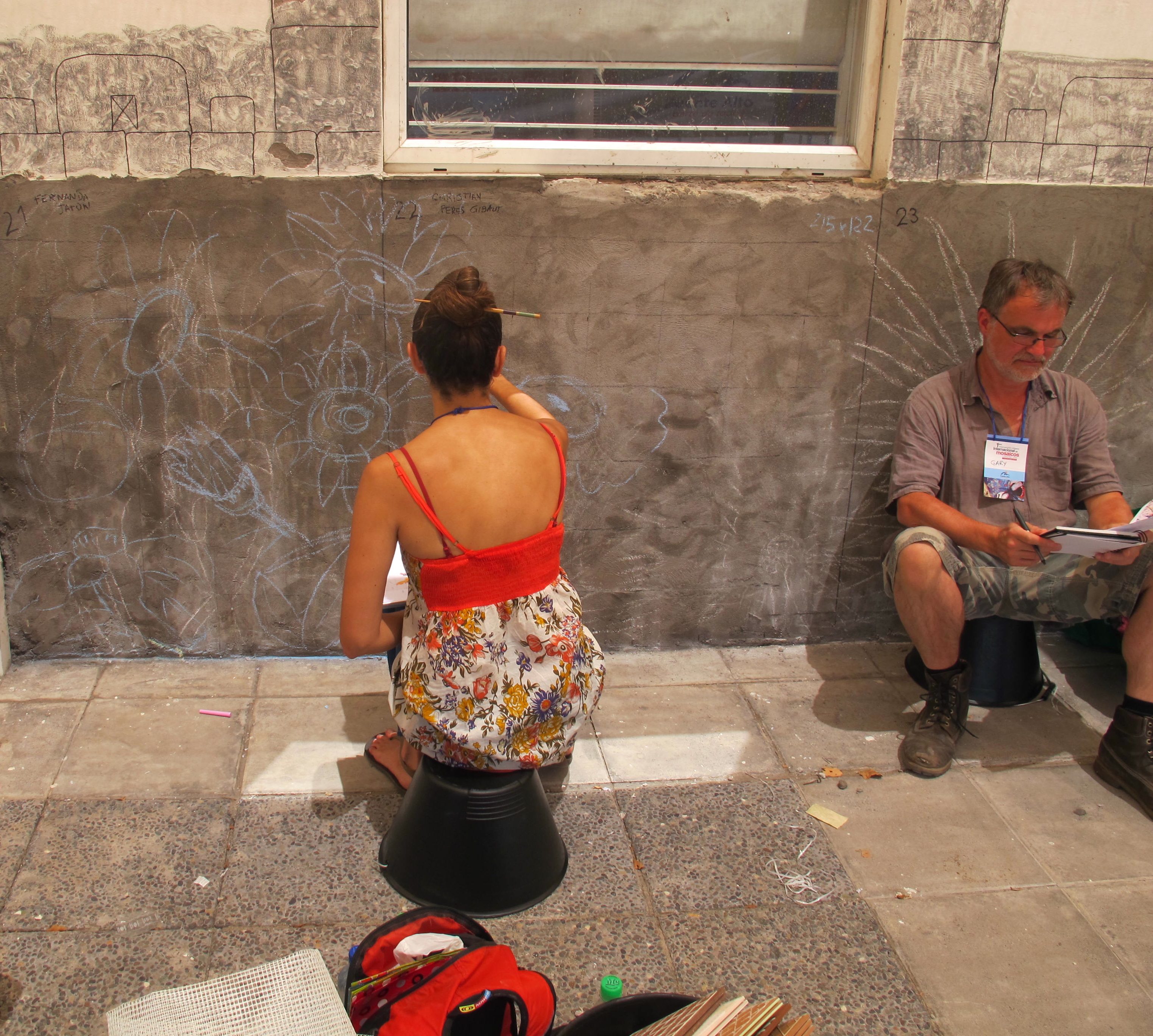 1st Urban Mosaic Intervention, Chile